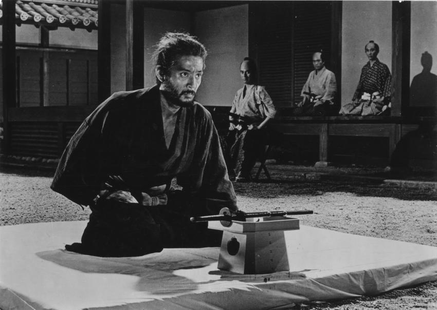 切腹　仏版　グランデサイズポスター　仲代達也　小林正樹 切腹 仏版 グランデサイズポスター 仲代達也 小林正樹 映画『切腹