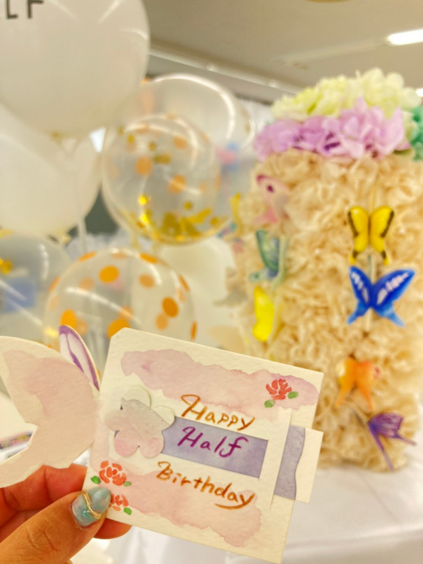 ハーフバースディパーティとベビーシャワー Mama Passport Nagaokakyo ママパスポート長岡京