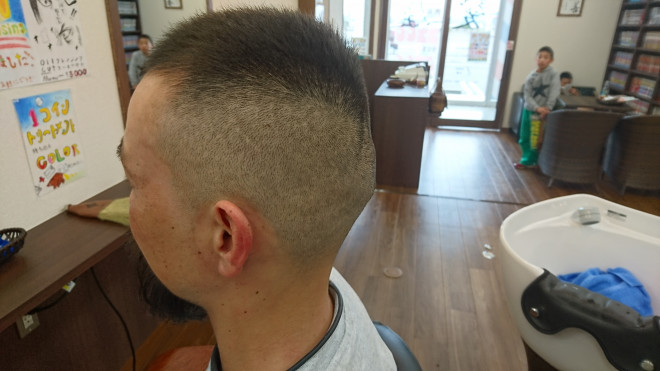 アーミーハイフェイドスタイル 松江の散髪所 短髪屋