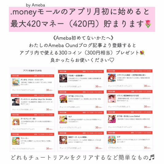 はじめるなら月初め Moneyモール By Ameba My Favorite