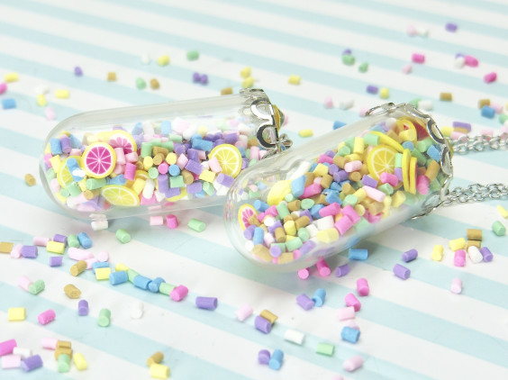 虹色スプリンクルのアクセサリー Yumekawaii Japan 虹色スプリンクルのアクセサリー Yumekawaii Japan