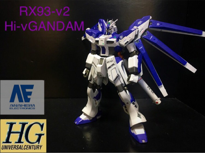 Hguc 1 144 Rx 93 N2 Hi Ngandam ハイニューガンダム Mg Ver カトキ風カラー Arrows Plamo