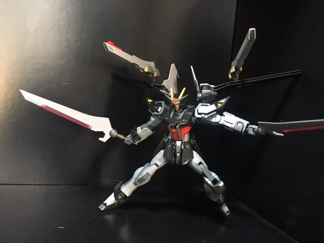 Hg 1 144 Gat 105e Strike Noir Gandam Arrows Plamo Hg 1 144 Gat 105e Strike Noir Gandam Arrows Plamo