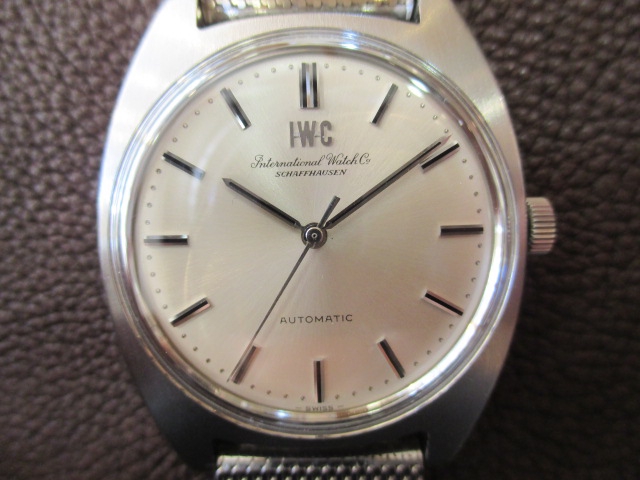 【超美品】IWC オールドインター  手巻  メッシュブレス IWC オールドインター 18KWG 18金無垢ホワイトゴールドケース