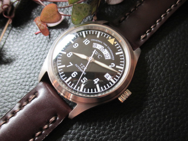 IWC フリーガーUTC バッファローベルト