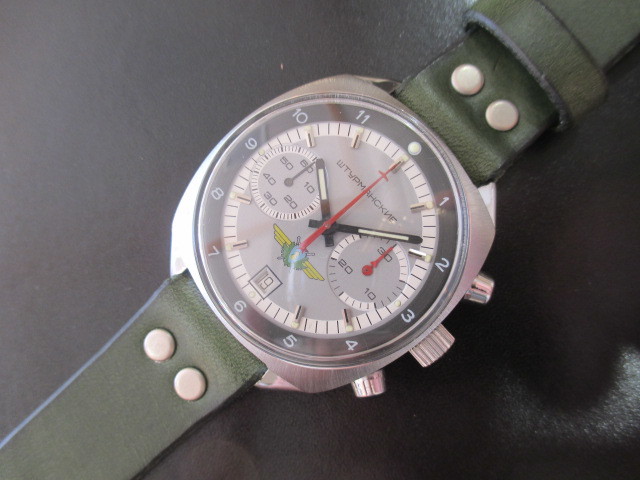 ポレオットシュトゥルマンスキー手巻き式クロノグラフオリジナル時計