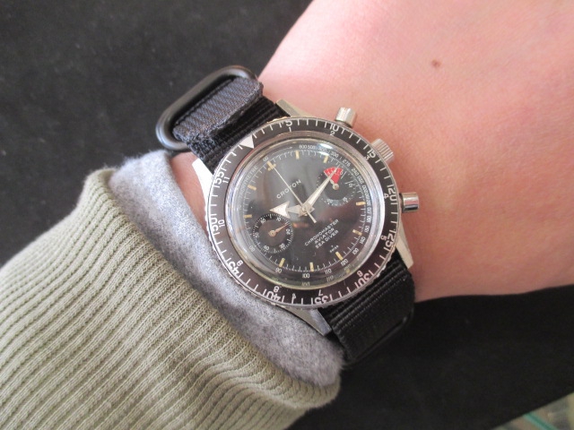 CROTON1878クロトンクロノグラフバルジュー7733カ32131