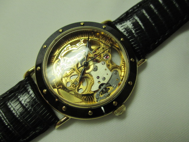 ◇◇REVUE THOMMEN レビュートーメン スケルトン メンズ 手巻 N ◇◇REVUE THOMMEN レビュートーメン スケルトン メンズ 手巻 N