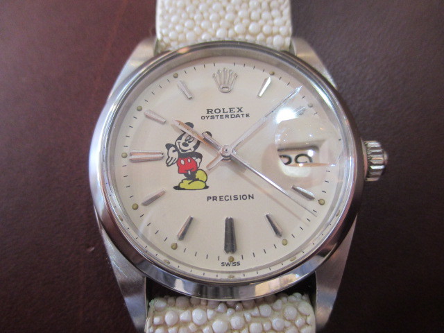 ROLEX ロレックス＆ミッキー・リダンダイアル 手巻 68'Sが入荷
