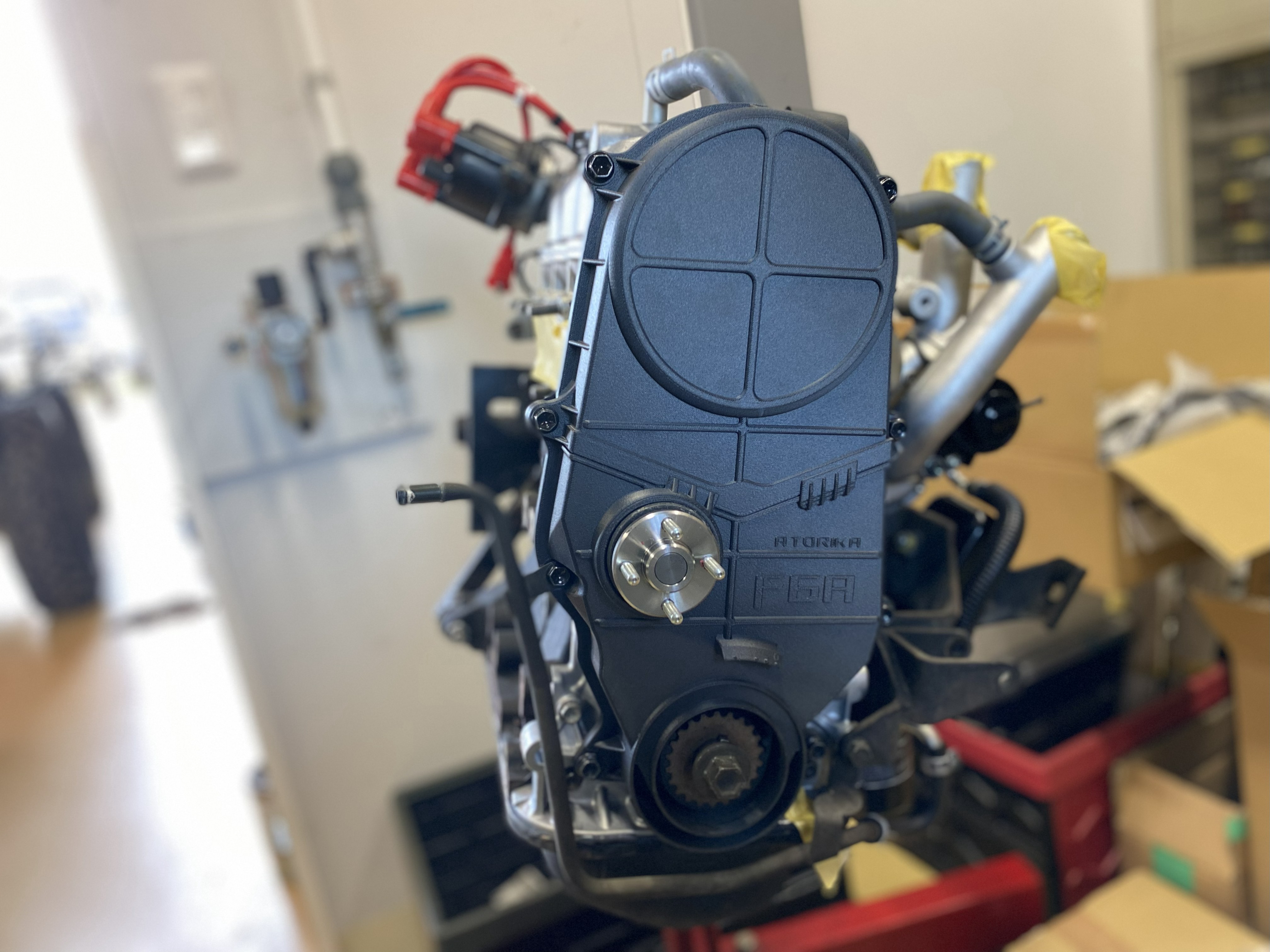 タイミングベルトカバー作成 | ジムニー専門店AToRiKAブログ
