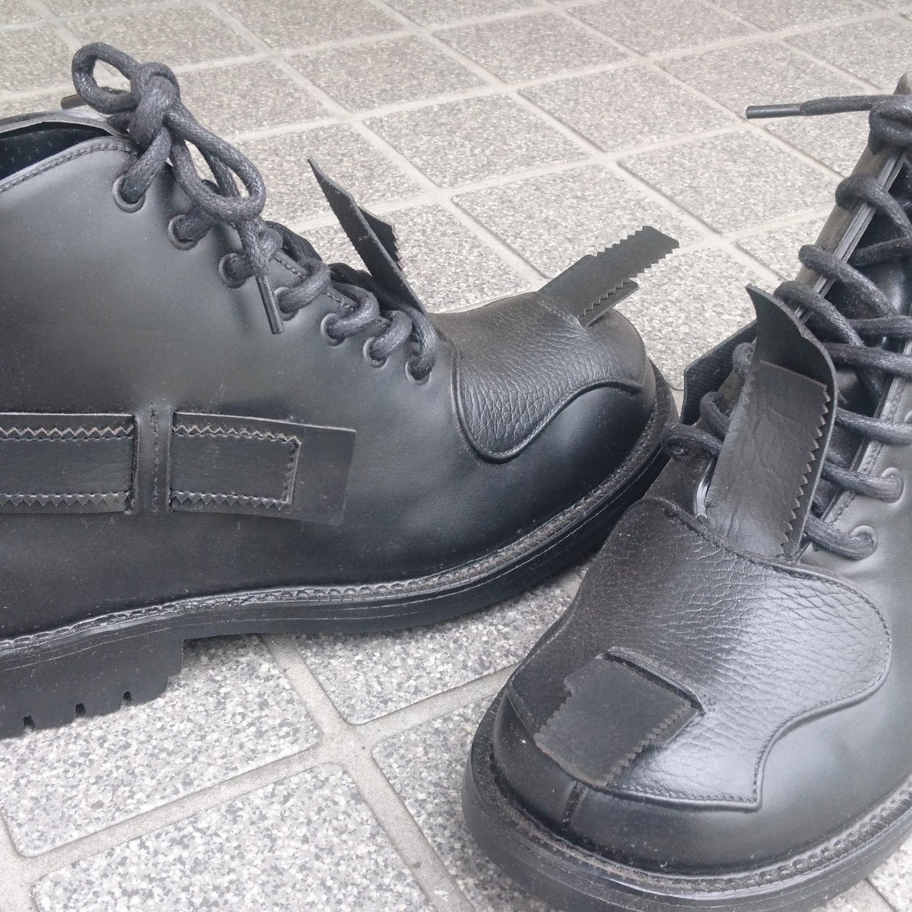 コンバットブーツ ラバー JOHN ジョンムーア 派手