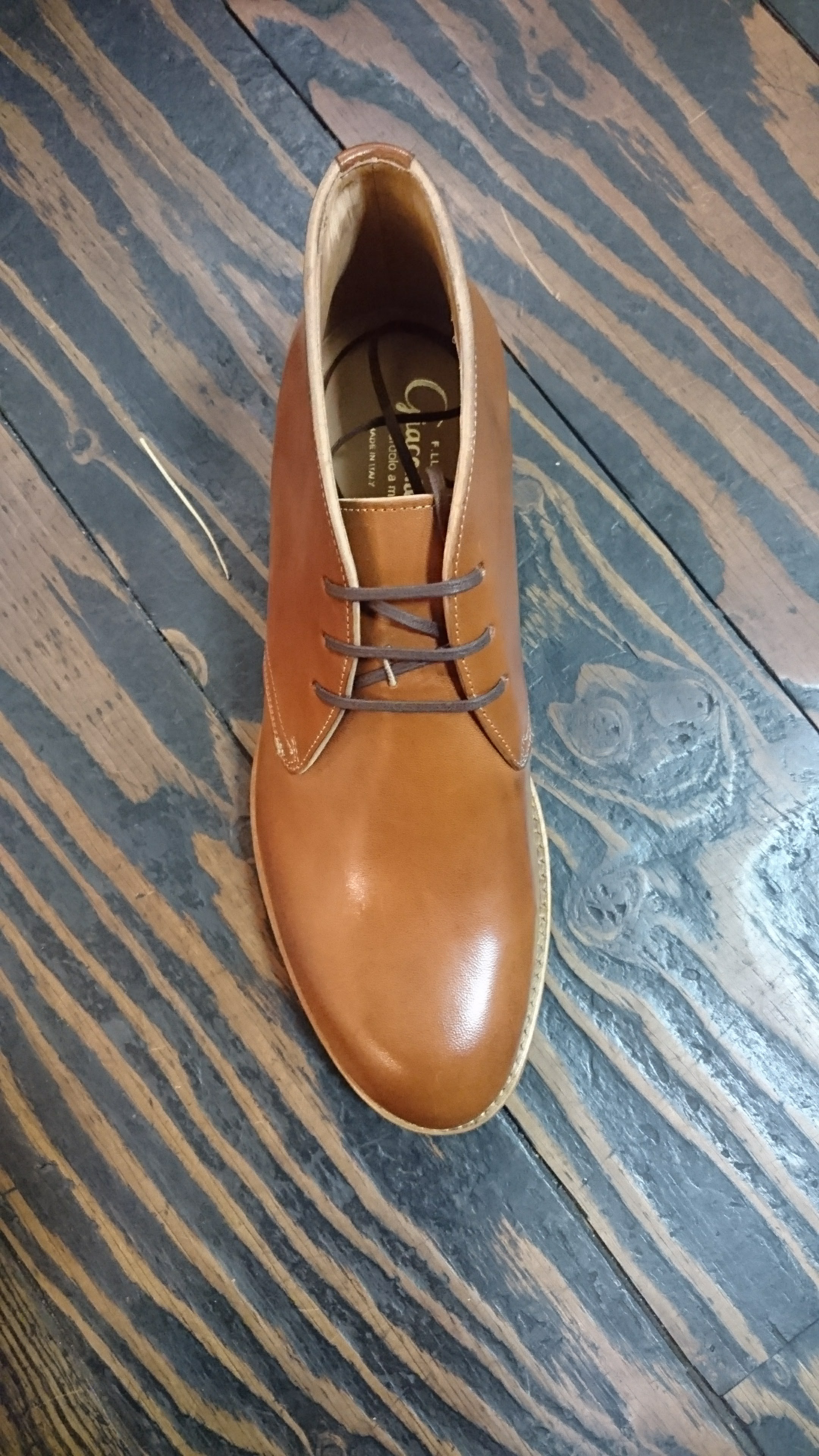 F.LLI Giacometti Horse Leather Chukka Boots | 靴屋店主のひとり言