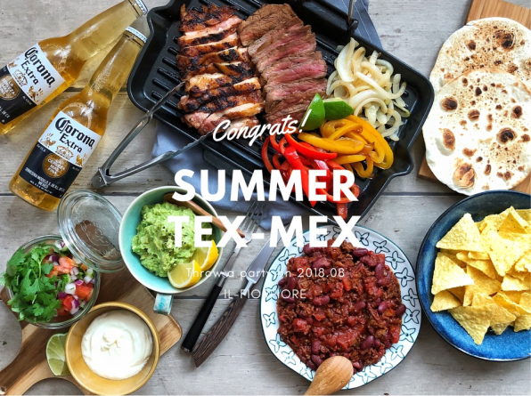 Summer Tex Mex メキシカンパーティー イタリア料理教室 名古屋駅近く 少人数制サロン Il Fior Fiore