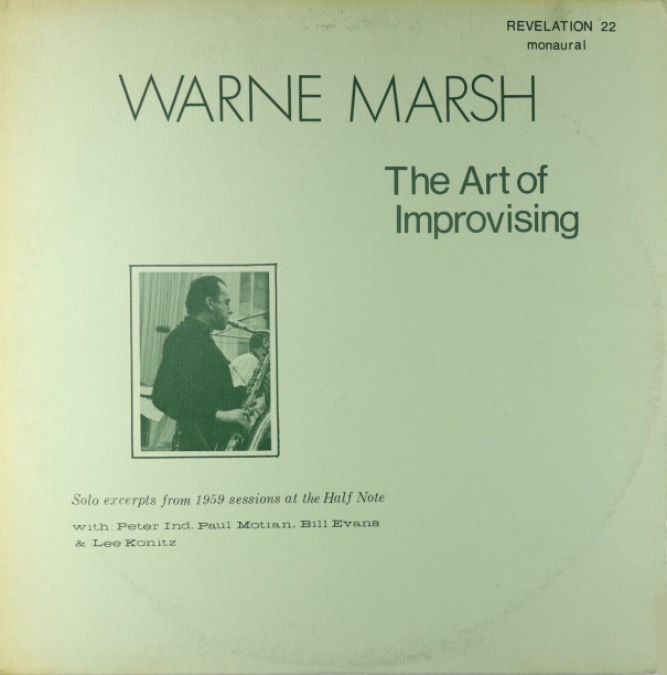 Warne Marsh, The Art of Improvising | tommy flanagan fan club