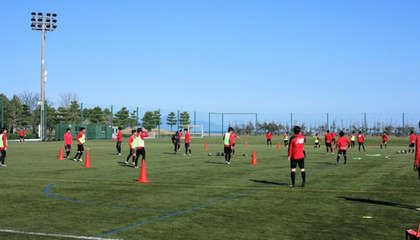 日本文理大サッカー部 島原キャンプ３日目 島原市営平成町人工芝グラウンド