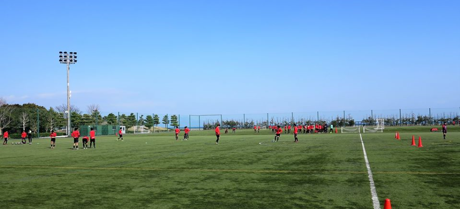 日本文理大サッカー部 島原キャンプ2日目 島原市営平成町人工芝グラウンド