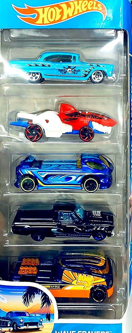 hot wheels 5 pack hot trucks