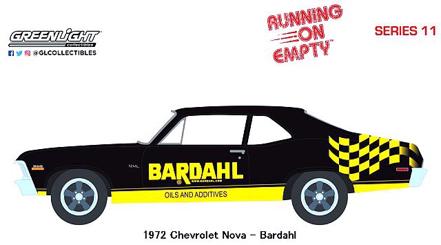 Details about   GREENLIGHT RUNNING ON EMPTY SERIES 11 BARDAHL 1972 CHEVROLET NOVA 