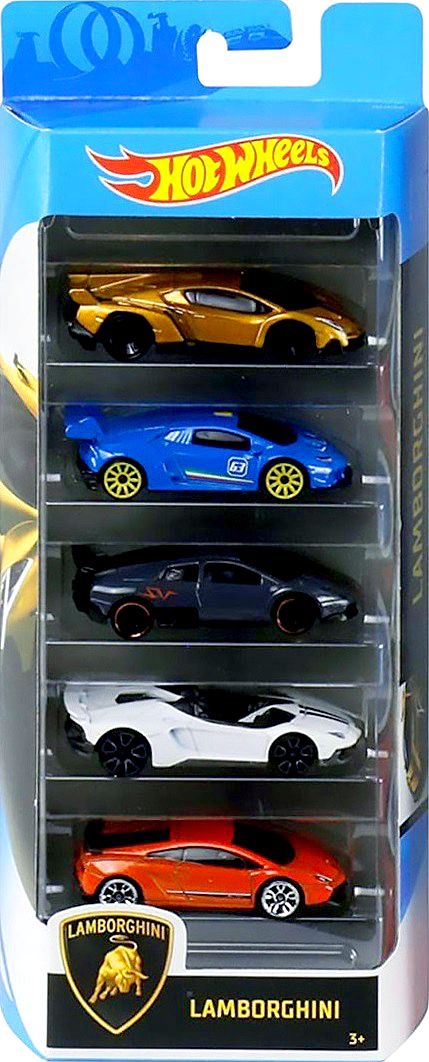 hot wheels lamborghini 5 pack