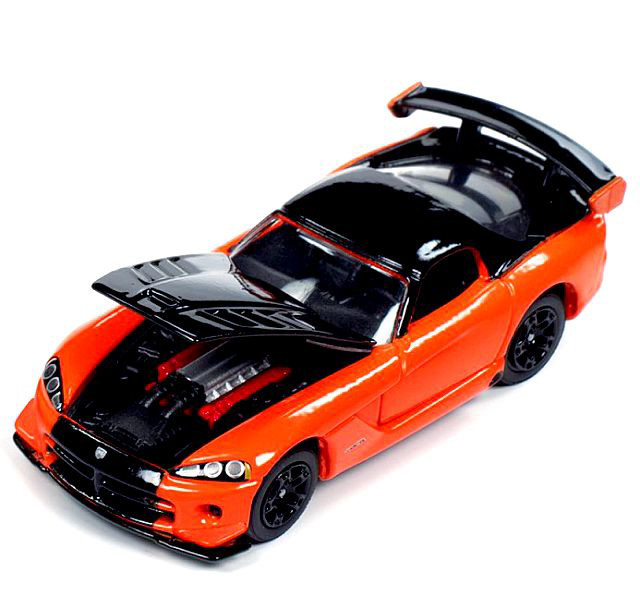 2008 Dodge Viper SRT10 ACR Blue *RR* Johnny Lightning Classic Gold 1:64 NEU
