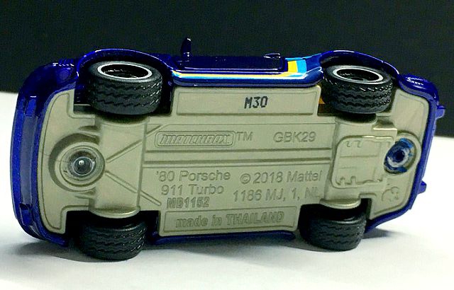 Matchbox 2019 Superfast 50th '80 Porsche 911 Turbo | Diecast Model