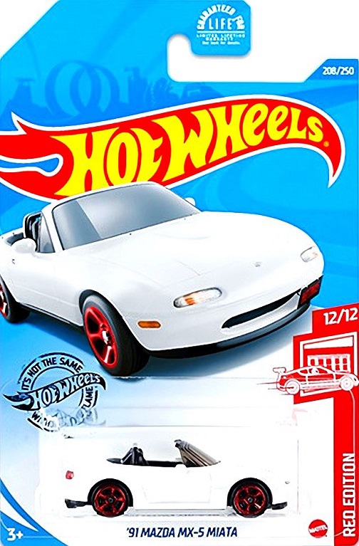 hot wheels red edition miata