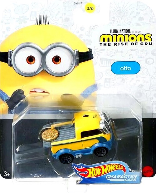 hot wheels minions character cars