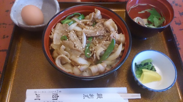 目黒 宮川の うなぎのたれで焼いた豚バラ丼 年3月末までの野郎飯