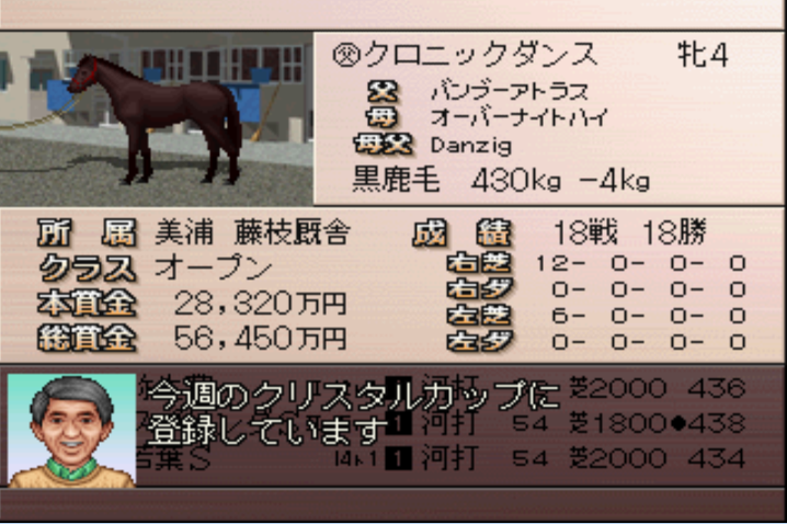 バンダン配合（育成5頭目④） | 旧PS版ダービースタリオン・攻略