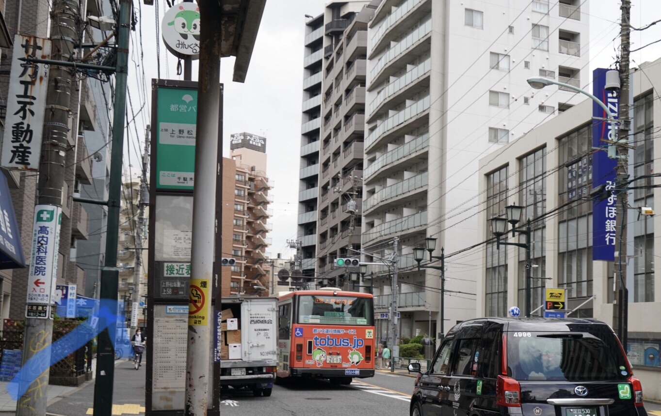 上野 コレクション 松坂屋 バス