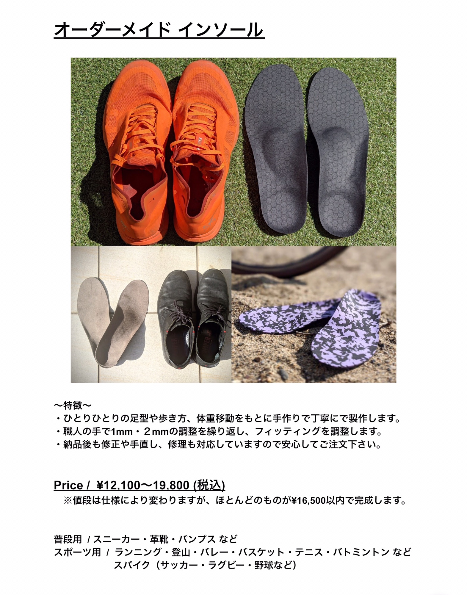 製品・サービス | Fit Insole