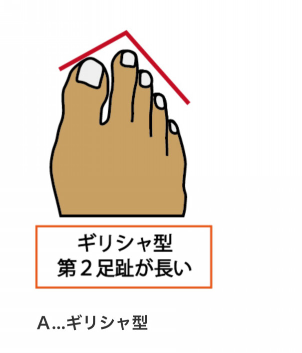 ギリシャ型 人差し指が長い の特徴 Fit Insole ギリシャ型 人差し指が長い の特徴 Fit Insole