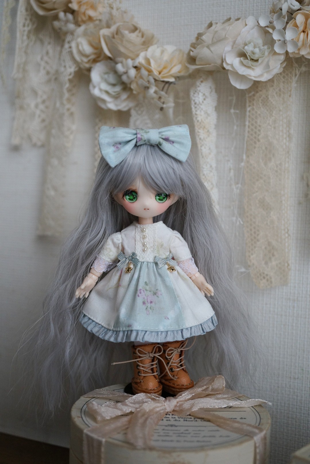 ル*ク様 149 ピコニーモ オビツ11 鈴蘭ワンピース オビツ11 ドール服 ロリータワンピース 12分の1 BJD ボディ9対応
