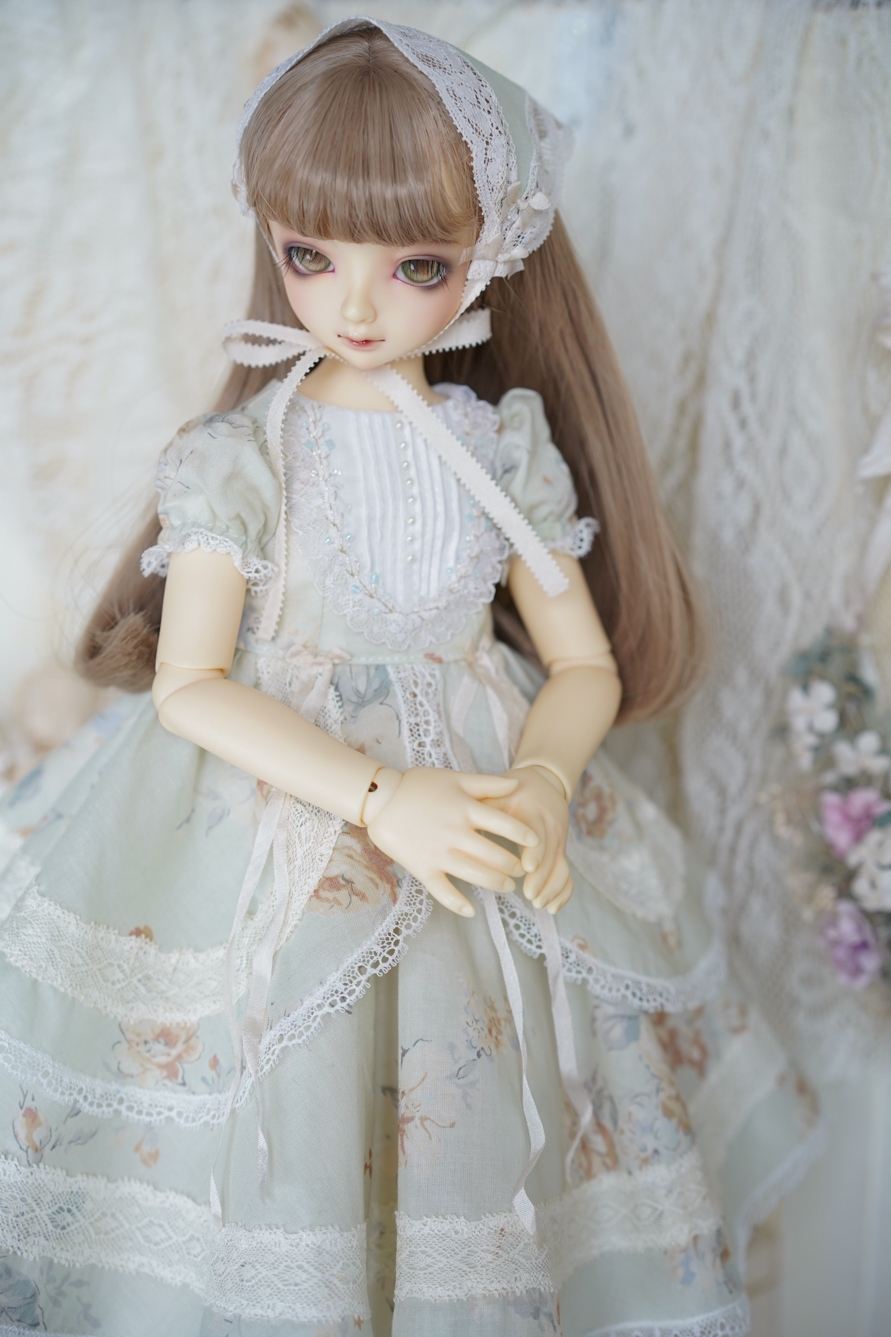 WARP ドール服通販サイト | SDM紅茶染めドレス Aセット