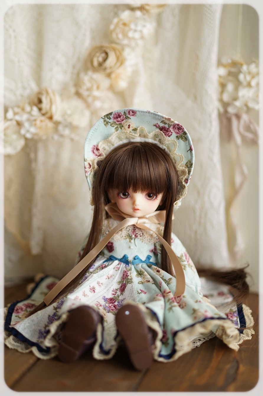幼SD衣装★ 薔薇と紅茶染めレースのドレス 幼SD衣装☆ 薔薇と紅茶染めレースのドレス 幼SD女の子 リーゼロッテ