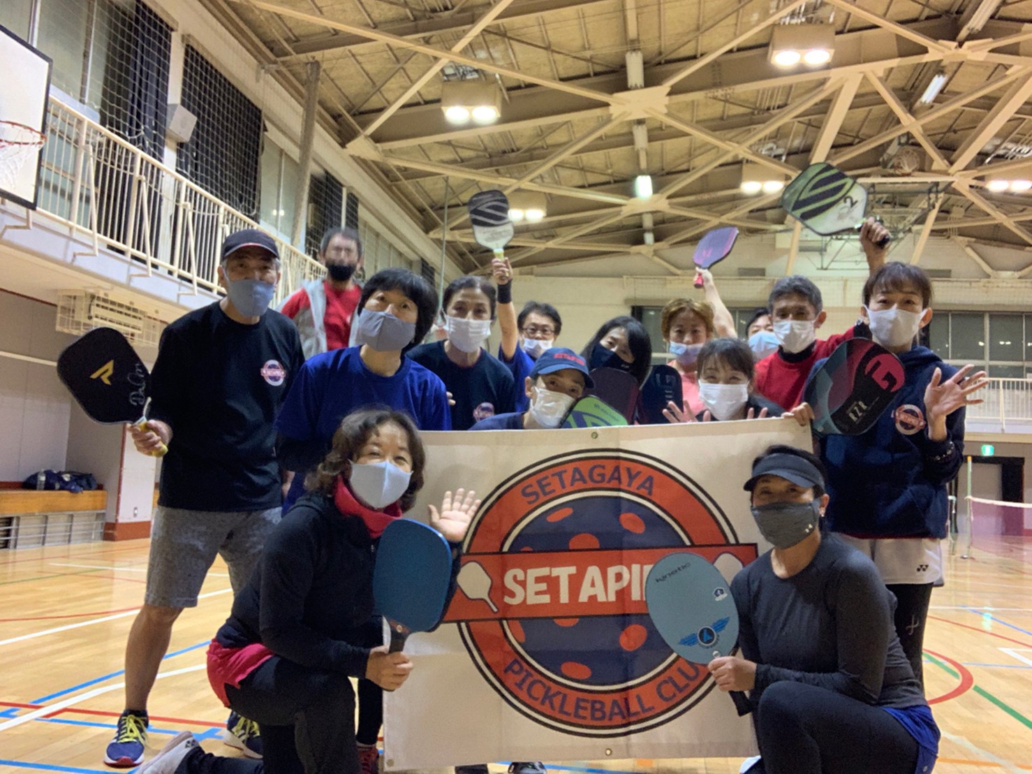 2021.12.3 弦巻中学校 セタピーズ（世田谷ピックルボールクラブ）