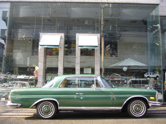 メルセデスベンツ280SEクーペ（グリーン） | メルセデス夢工房LL