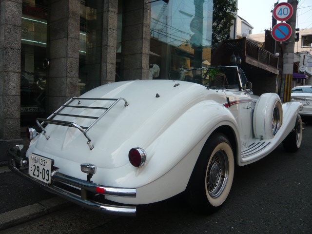 メルセデスベンツ540K（シロ／コン革）5・8 | メルセデス夢工房