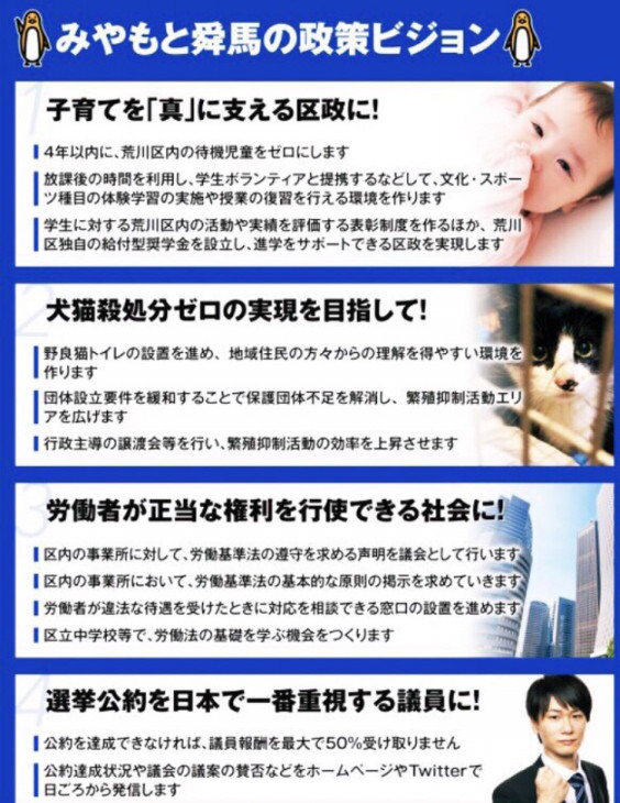 荒川区議の報酬 みやもと 舜馬 荒川区議の報酬 みやもと 舜馬