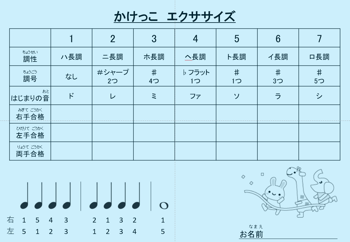 教材ダウンロードページ 無料 笑顔full しばはらピアノ教室 狭山市