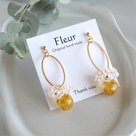 ミモザの可愛いアクセサリー 入荷のお知らせ Fleur オリジナルハンドメイド