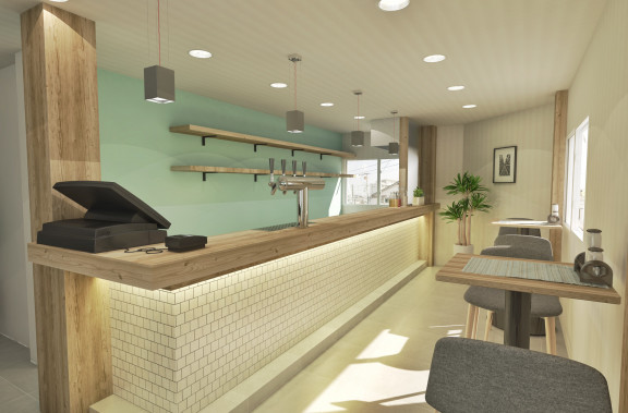 店舗内装パース Regulus Design