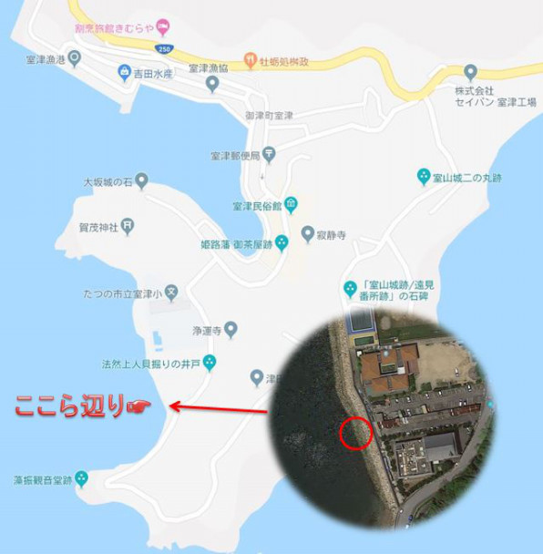 兵庫県たつの市御津町 シーバス ポイント 鯛 ｔｌｅｉｓｔ