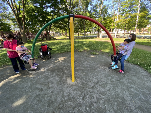 ここうぇる夏 外遊び編 重心児デイサービス ここうぇる ここうぇる夏 外遊び編 重心児デイサービス ここうぇる