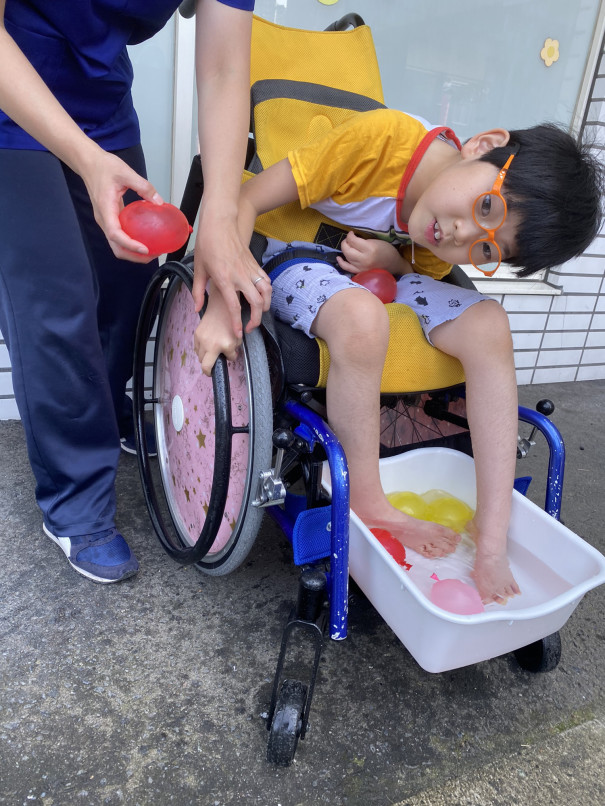 ここうぇる夏 水遊び編 重心児デイサービス ここうぇる