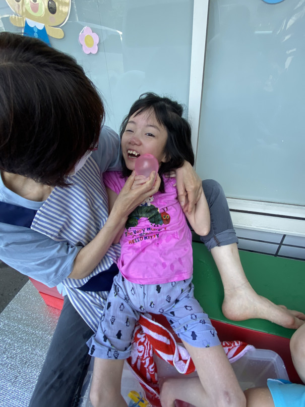ここうぇる夏 水遊び編 重心児デイサービス ここうぇる ここうぇる夏 水遊び編 重心児デイサービス ここうぇる