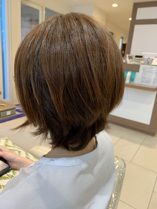 後悔しないショート ボブ ぺったんこにならない縮毛矯正ショートボブ Ash大泉学園店 ブログ