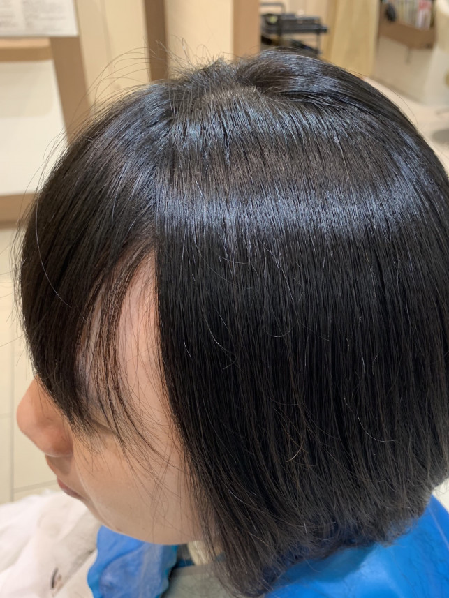 前髪の割れないカット 横顔美人ショート Ash大泉学園店 ブログ