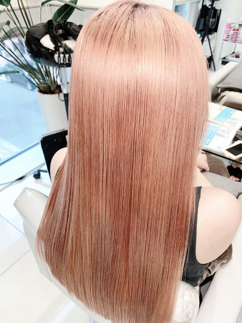 ブリーチ2回したホワイトベージュを髪質改善縮毛矯正 美容室 Ash 銀座 ブログ ブリーチ2回したホワイトベージュを髪質改善縮毛矯正 美容室 Ash 銀座 ブログ