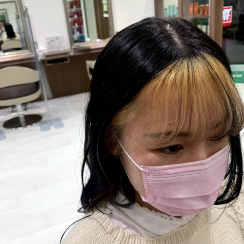 21流行カラー ミストバング 美容室 Ash 元町店 ブログ